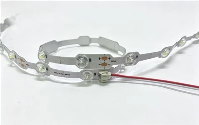 Waterproof LED Lens Strip 24V No -Solder for LED Lightbox 1LED Cut